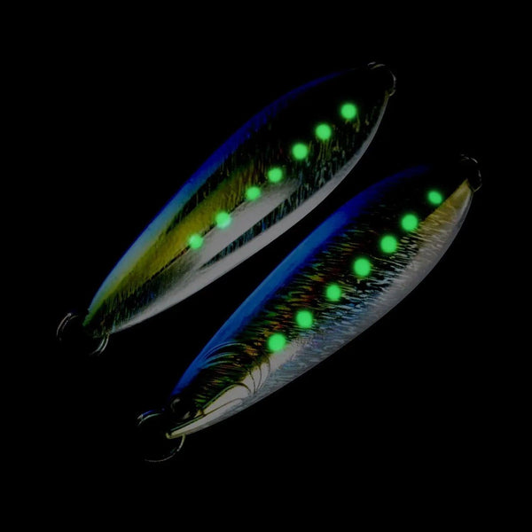 FishLab Carnada Slow Pitch Jig - UNRIGGED _ UnSardineGlow