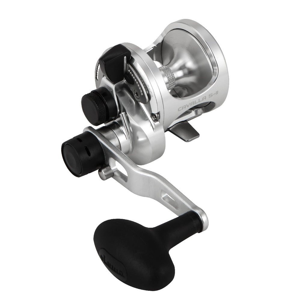 Custom Blue Premium CBV-12II 2-Speed Lever Drag Conventional Reel