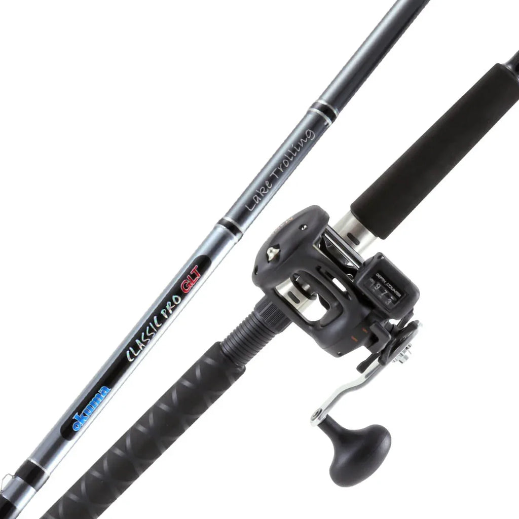 Trolling Rod With Spinning Reel Spider Rigging Rod And Reel Combo