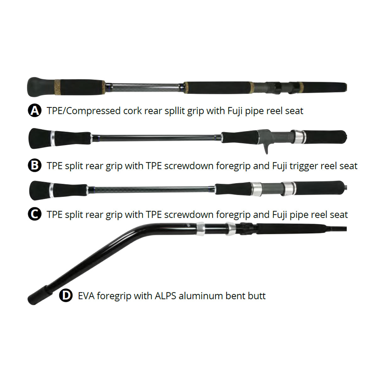Hawaiian Custom Jigging, Popping and Trolling Rods