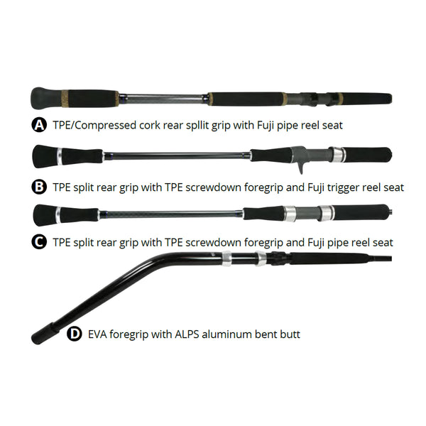 Hawaiian Custom Jigging, Popping and Trolling Rods