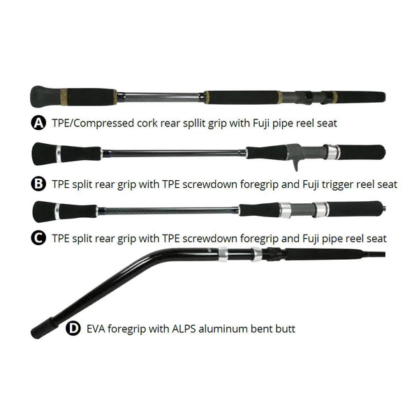 Hawaiian Custom Jigging, Popping and Trolling Rods _ Hawaiian-Custom-Popping-Rod-Handles