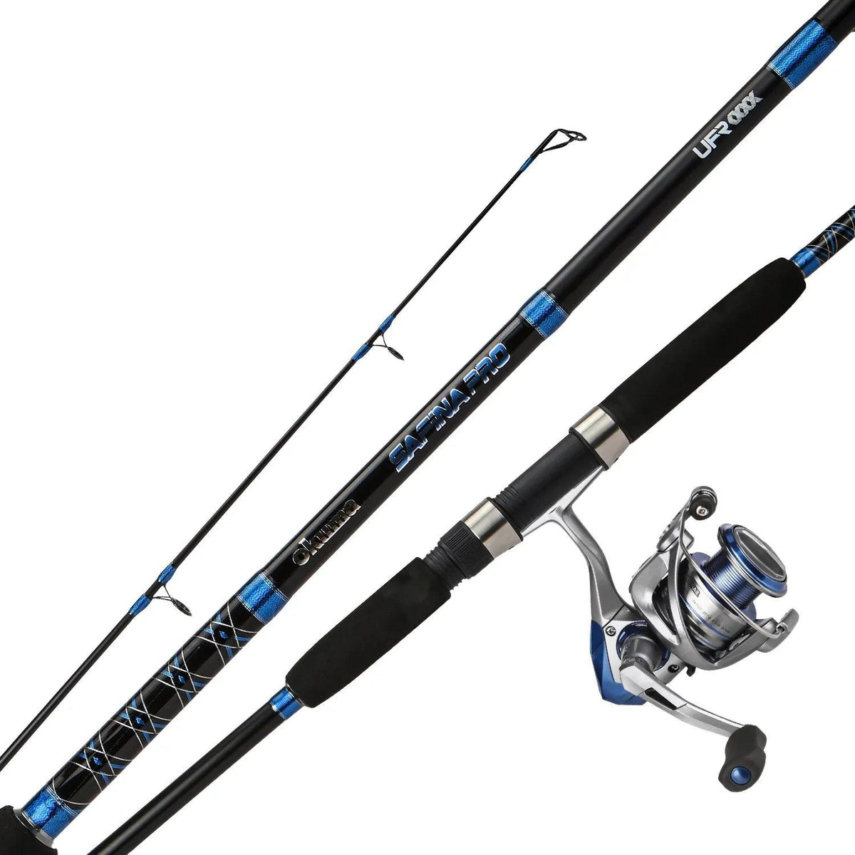 okuma centerpin rod and reel combo Sheffield S-1002 tone anodized spool adds both durability and style Okuma Cascade II 5' Spinning