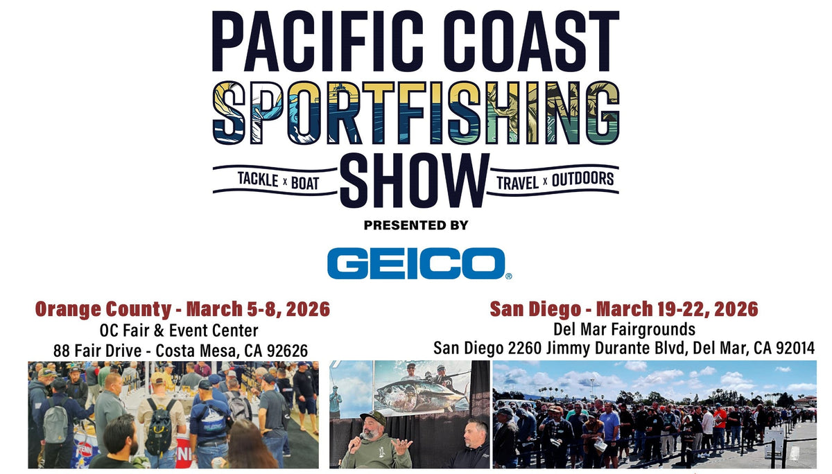 2026 Pacific Coast Sportfishing Show Specials
