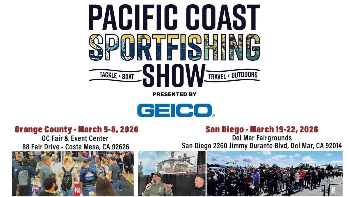 2026 Pacific Coast Sportfishing Show Specials