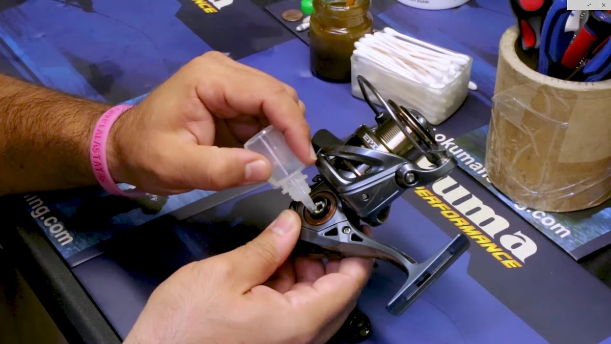 How to Care For and Lubricate Your Okuma Spinning Reel - Okuma Fishing Tackle Corp