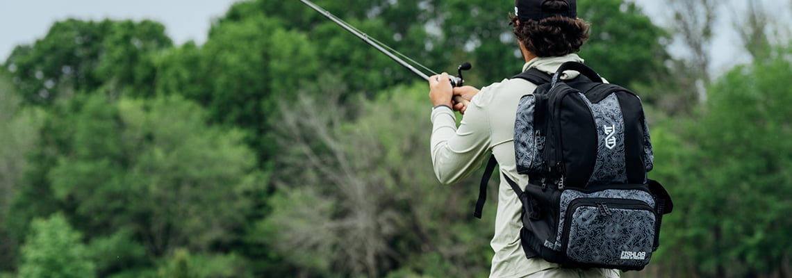 fish lab tackle bag FishLab FL-FP Fanny Pack making it ideal for active fishing situations FishLab Tackle Backpack