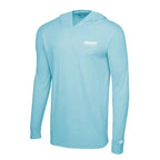 Okuma Aquatek Hooded Long Sleeve Performance Sun Shirt - Tahiti Blue - Tahiti Blue / Small