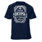 Okuma Short Sleeve T-Shirt in Navy Blue - Vintage Logo 2024 - Navy Blue / X-Large