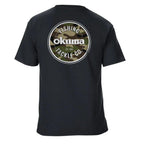 Okuma Short Sleeve T-Shirt in Black and Camo 2024 - Black / XX-Large