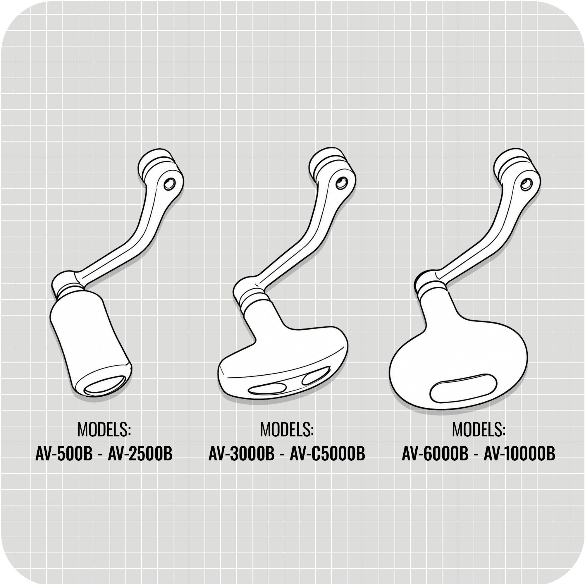 Avenger "B" Spinning Reel _ AvengerB_HandleDiagram_WEB