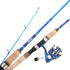 Custom Blue Spinning, Baitfeeder and Baitcast Combos