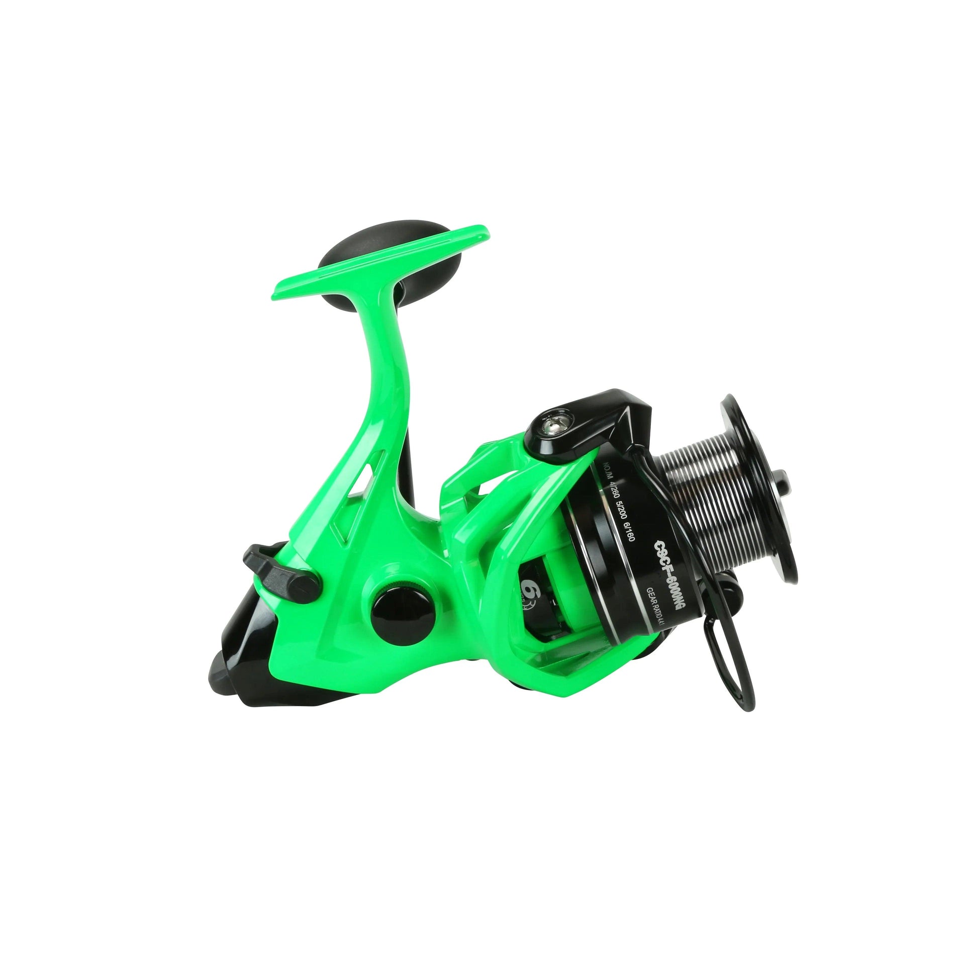 does okuma make catmaxx reels Cat Slayer Custom Spinning Reel 6000 Size Catfish Reel with DFD Dual Force Drag, Flite Drive System, UV Reactive Body, Neon Green, CSC-6000NO : Sports & Outdoors The rigid Okuma Cat Slayer Custom Baitfeeder
