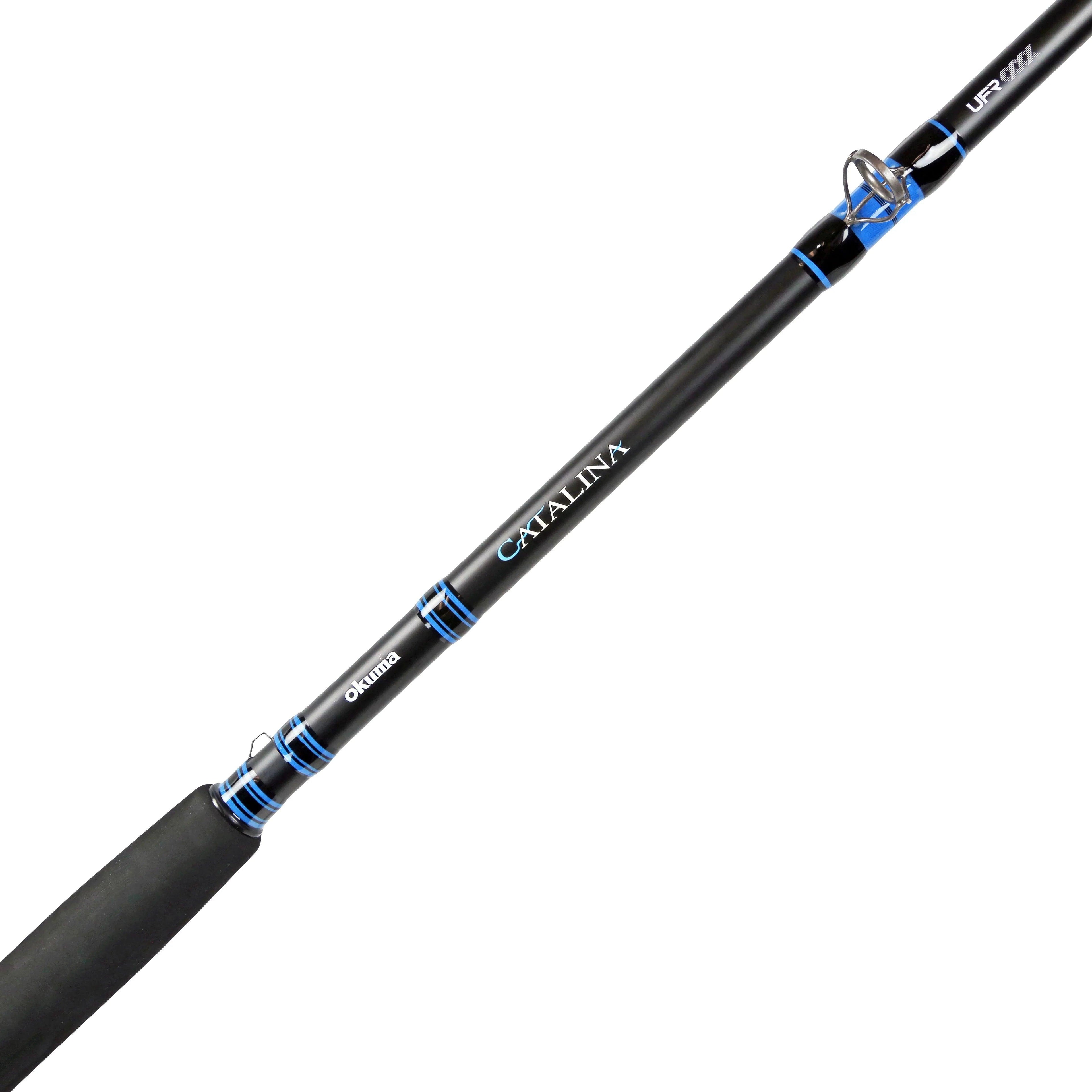 okuma catalina rod Levelwind Line Counter Reel dropping deep Okuma Catalina Repaired Fishing Rod