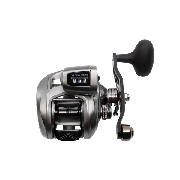 baitcaster reel with line counter Piscifun AlinoX 400 LC Trolling & Bait Clicker you can expect all the strength you need without any additional weight Daiwa Lexa LC300PWRL Line Counter