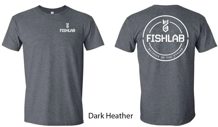 FishLab Short Sleeve Soft T-Shirt Dark Heather Grey _ DarkHeatherTopo_7172aaca-2c14-4608-ba09-8b83901297d4