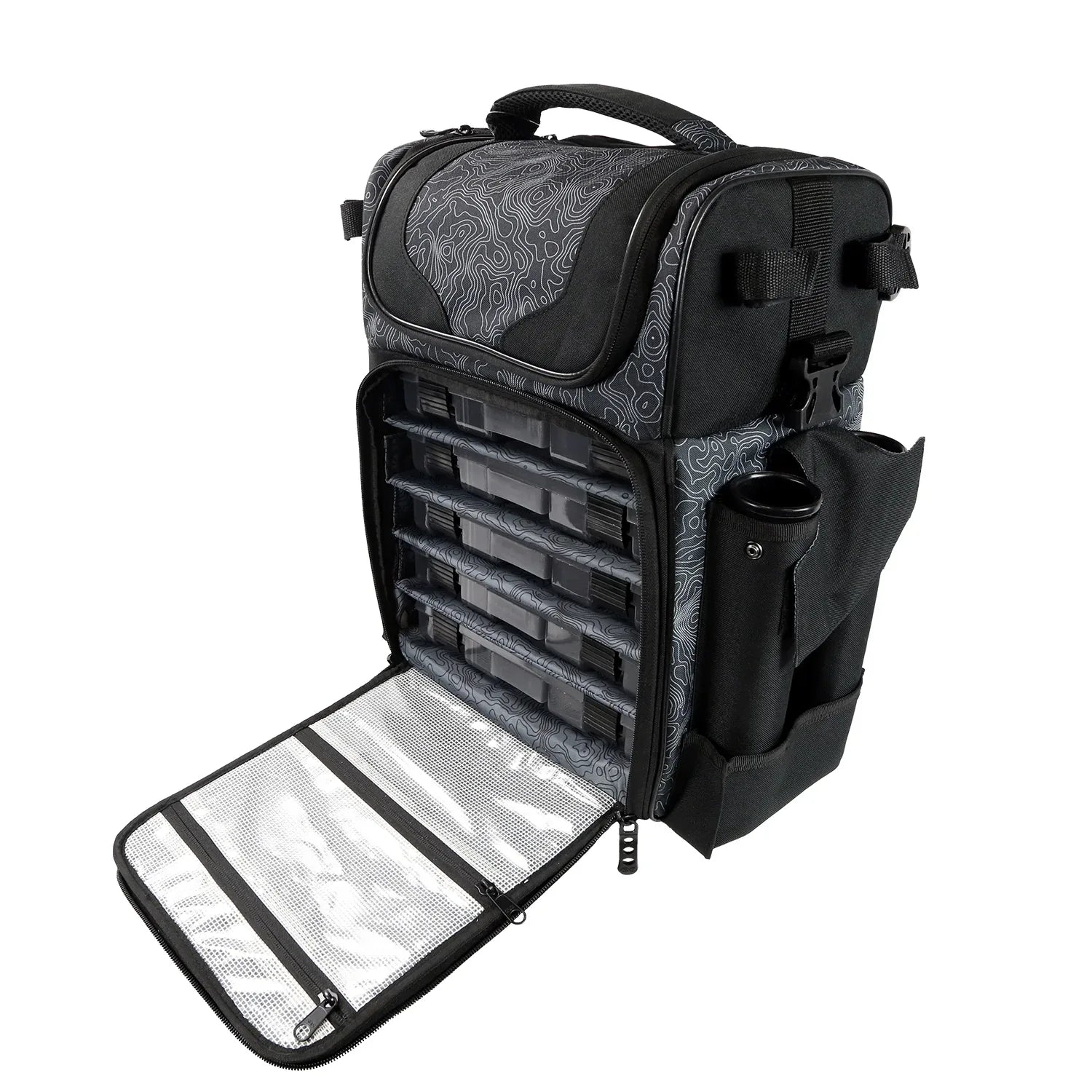 fish lab tackle bag FishLab Backpack There are two side storage zipper compartments as well as a large front zipper compartment giving you lots of storage FishLab Small Roller Tackle Bag