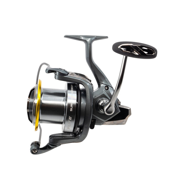 Flite Surf Fishing Reel on white Background