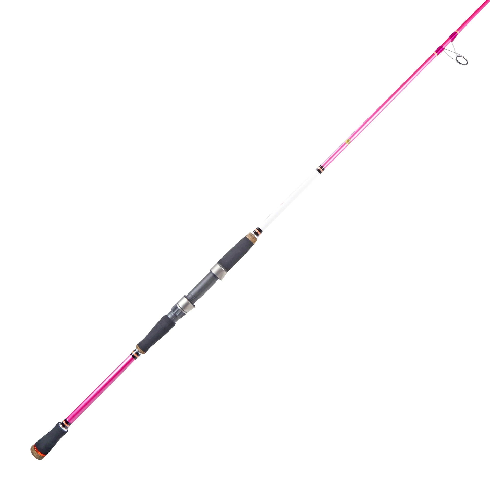 custom pink fishing rods BFE Casting Teal / psychedelic paint jobs and matching grips Custom Pink Fishing Combo SaraBella