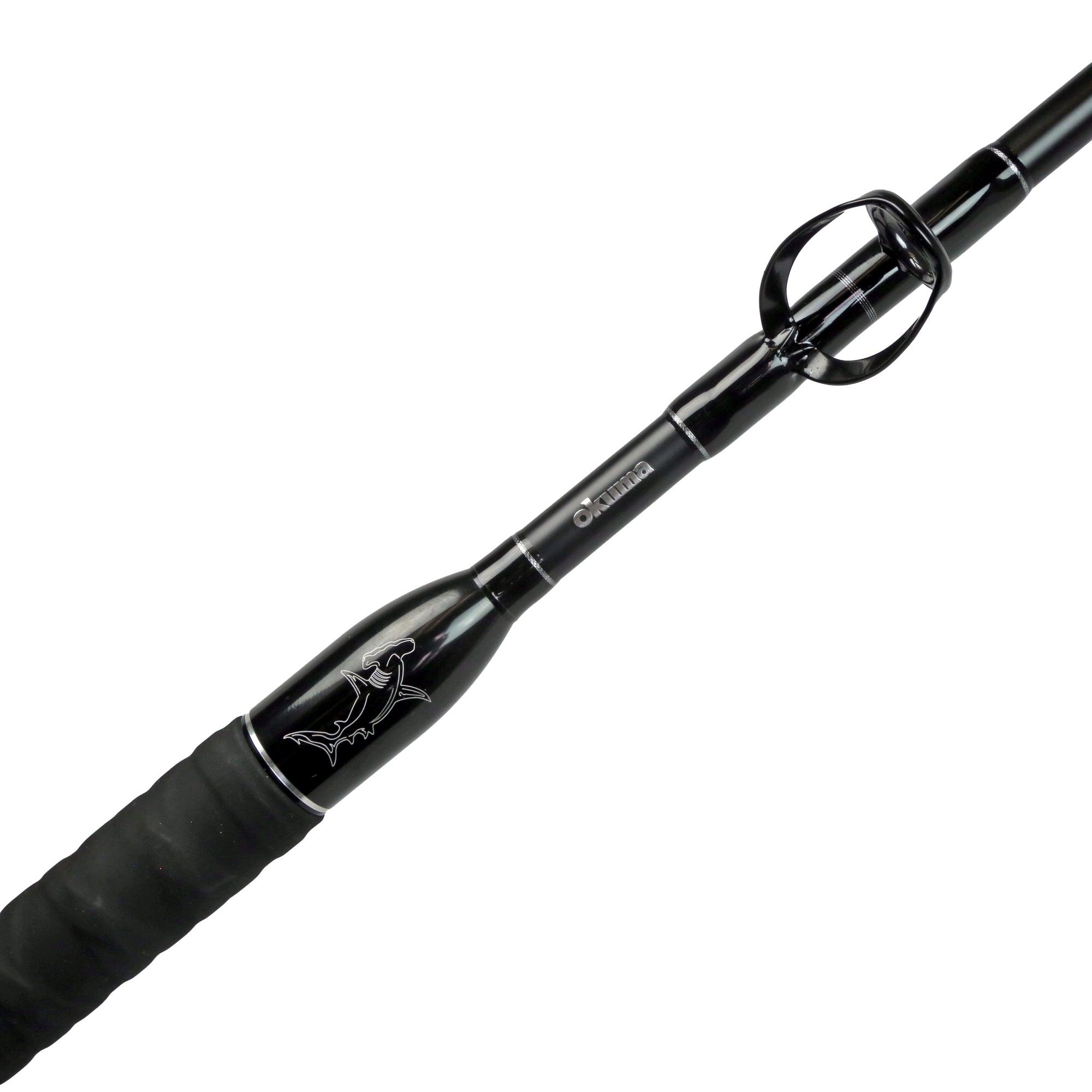 okuma custom black rods 360cm 3lbs Okuma LBS Land Based Shark Rods Built for the Sand Okuma LBS Custom Shark Conventional
