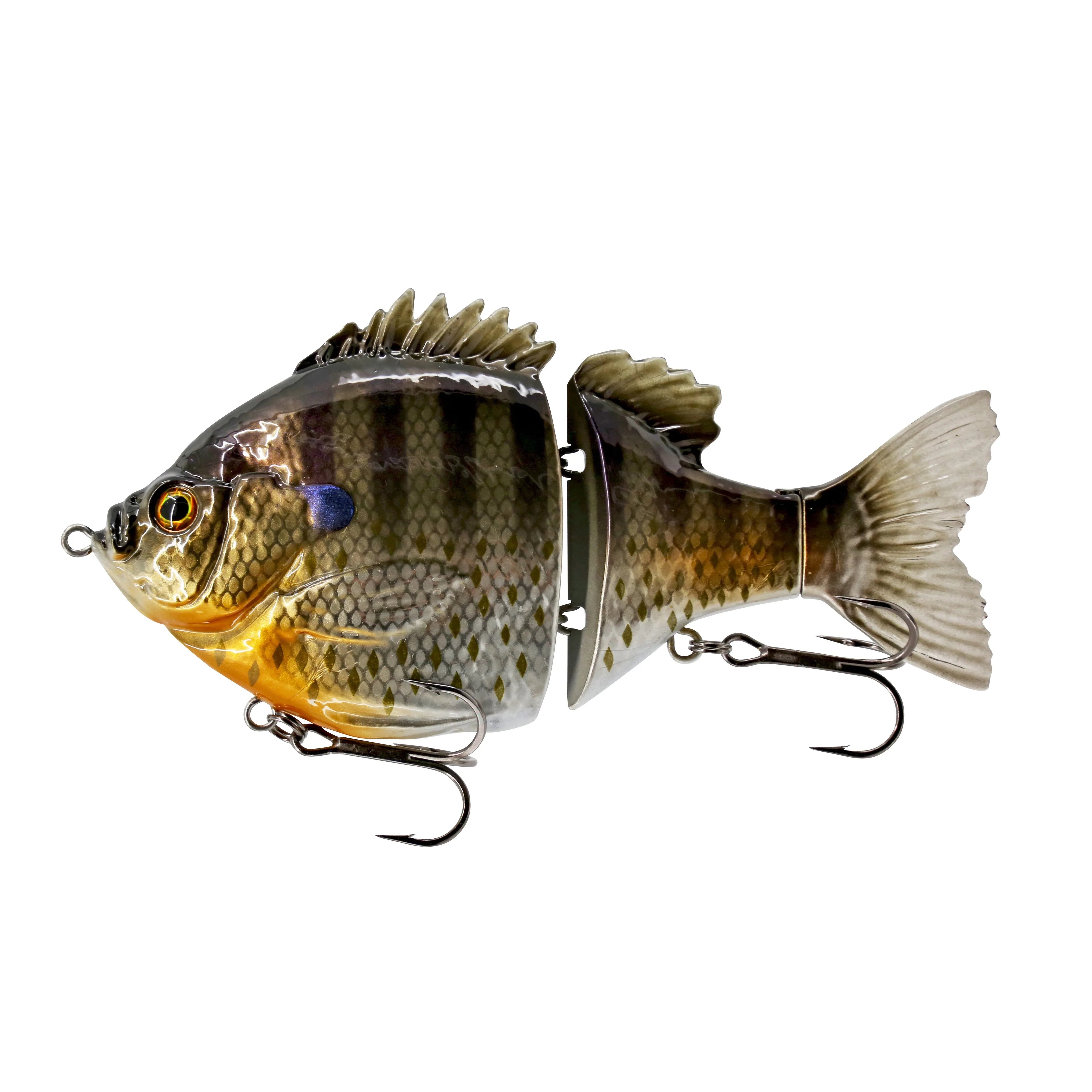 bluegill fish hook 6th Sense Fishing and Sunfish Hook, Size: #14 a hand coloaded detail Finish will be sent to You Bluegill caught on eye of