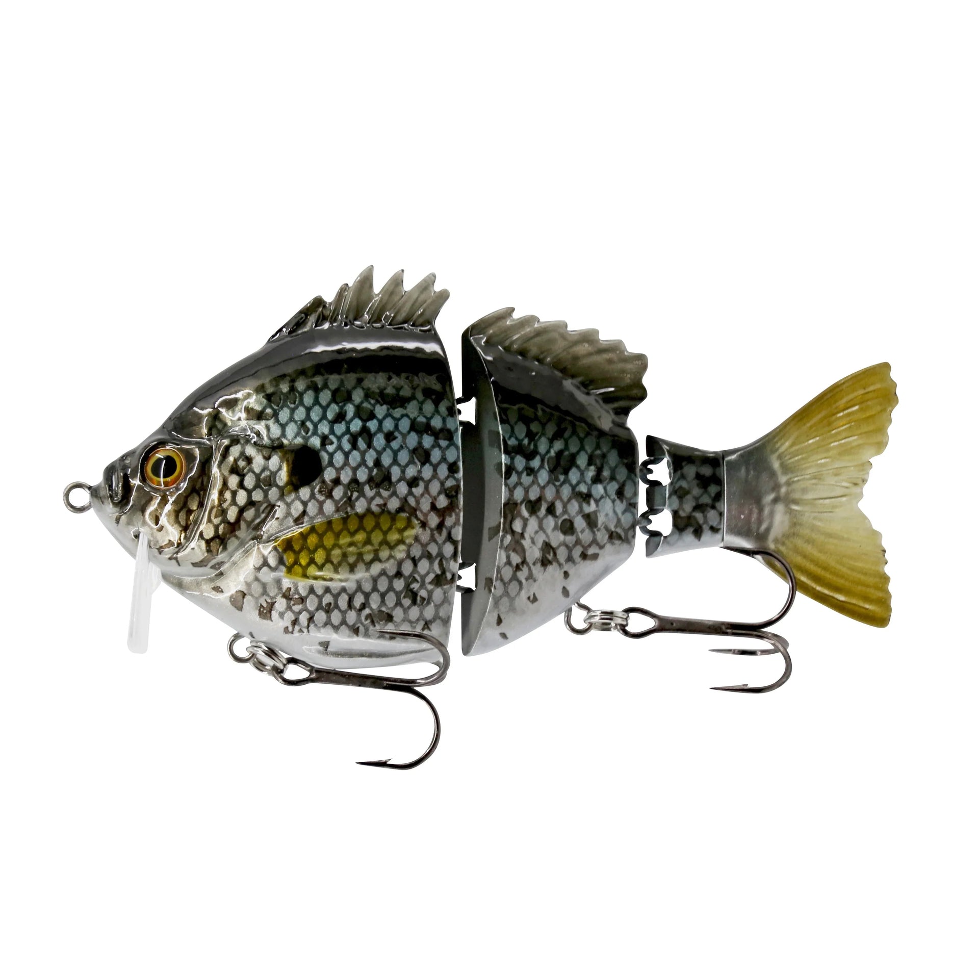 bass pro shops professional series bass lure brook silver Alpha Underspin Swimbait and panfish everywhere Bio-Gill Wakebait Pro - PBW-4-BC
