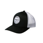 Okuma Mesh Back Black with White Mesh White Patch -