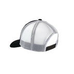Okuma Mesh Back Black with White Mesh White Patch -