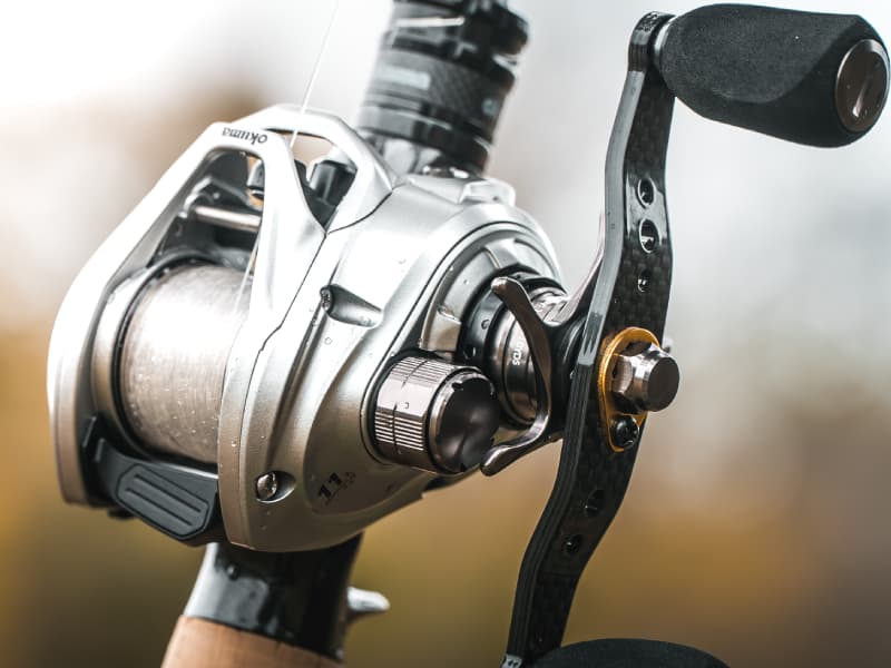 baitcastting reel Mach 1 Baitcast anodized and Teflon Gaderth Baitcasting Reels, 8KG Max