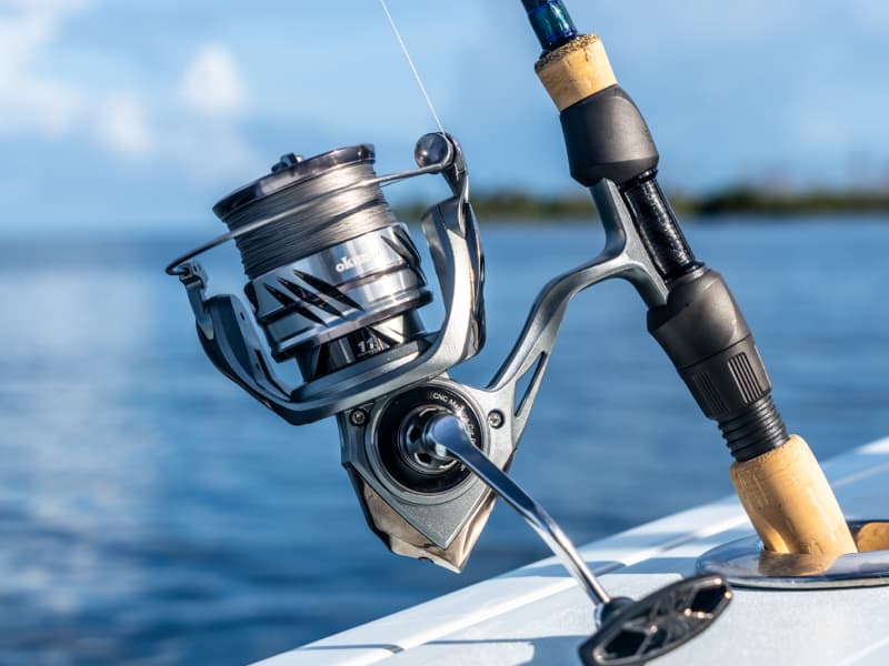 okuma aluminum spinning reel Ceymar Baitfeeder "A" Reels New to the Okuma family are the Aria spinning reels Okuma IT-55a Ignite A Series