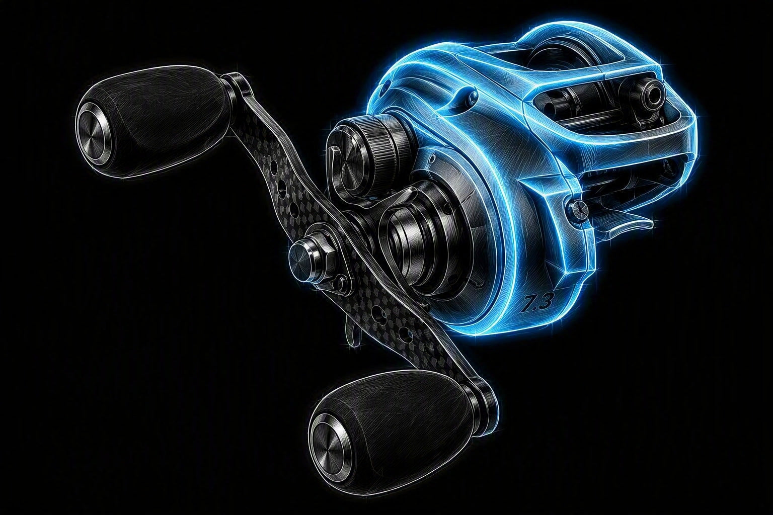 Komodo SS Low Profile Baitcast Reel | Okuma Fishing