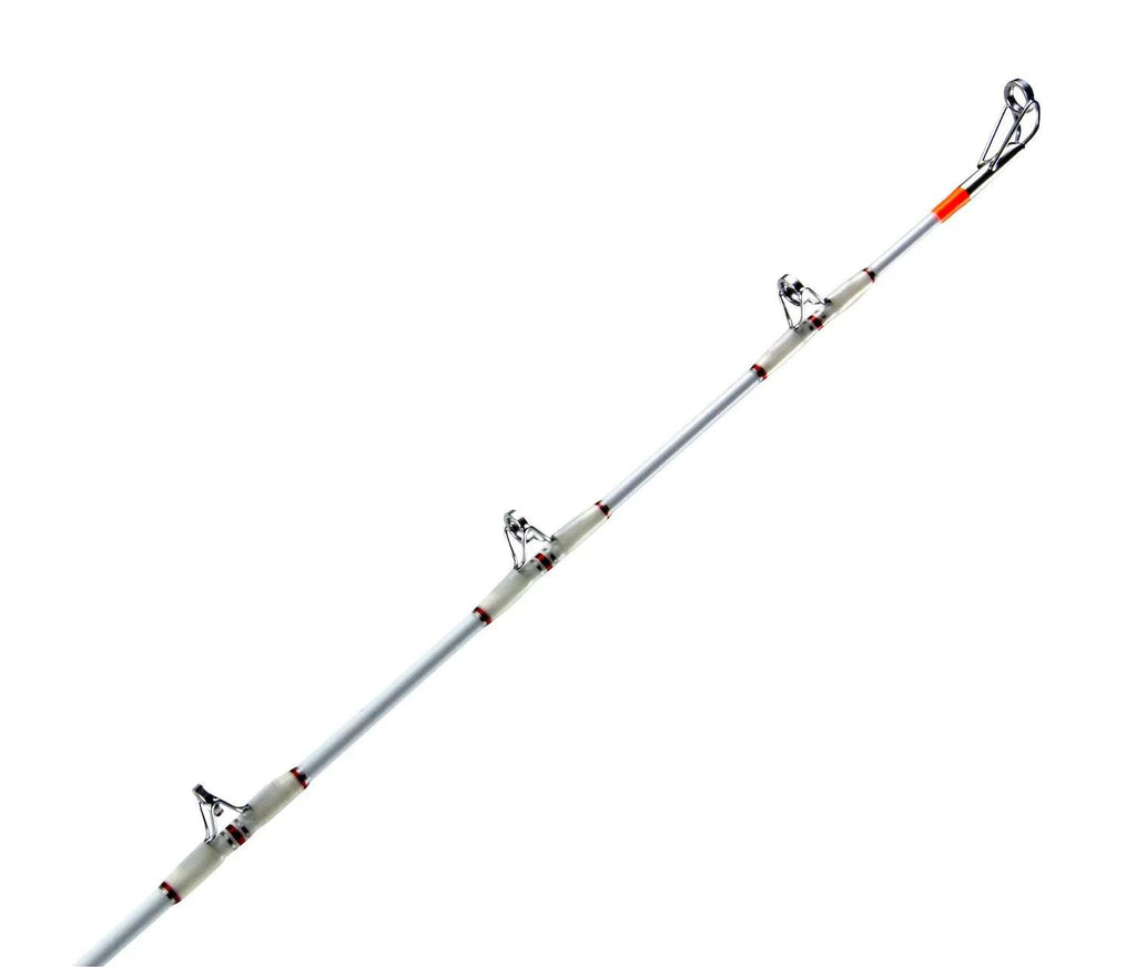 Okuma Battle Cat Catfish Rods 7' 6 inch Heavy 2-Piece Spin Rod, White