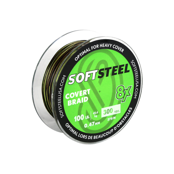 75% OFF BLOWOUT SALE! - Soft Steel 8x Covert Braid