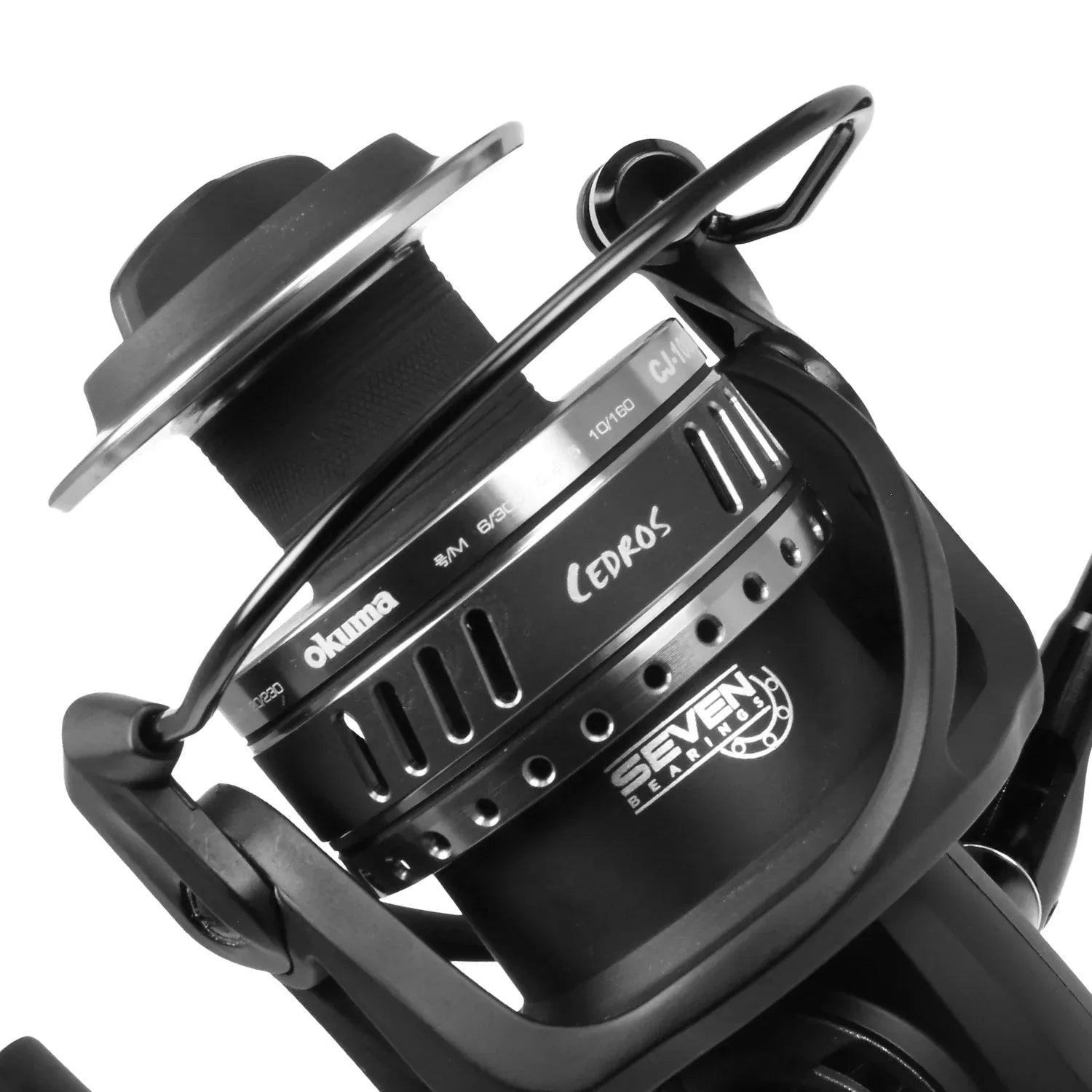 okuma cedris spinning reels Cedros Reel Set anti Okuma CJ-8000 Cedros Spinning Reel