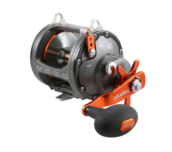 okuma cw303d rod combo PCH Custom Spinning PCHP-S-761H friendly grip and controls for dependable time on the water. Okuma Cold Water Linecounter Reel