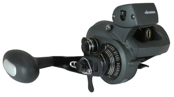 bass pro shop okuma coldwater reels Cold Water A Line Counter Reel Clear View Technology prevents fogging on the line counter Okuma Cold Water "A" Copper