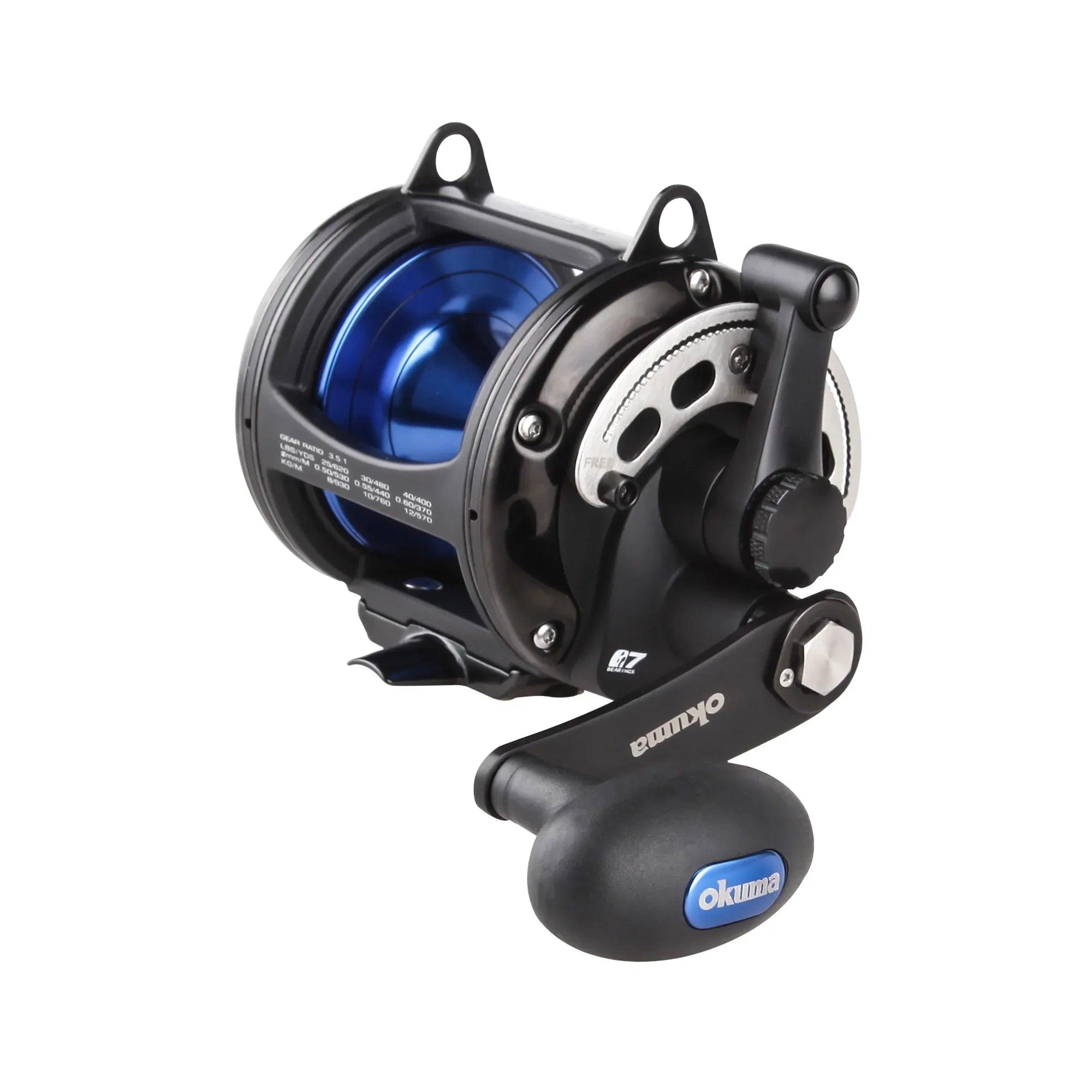 okuma 50w reel Makaira MK-50W II SEA SILVER 2-Speed Lever Drag Conventional Ree Fisherman Hyun corrosion resistant frame Okuma MK-50WIISEa-LBS Makaira SEa 50W-size