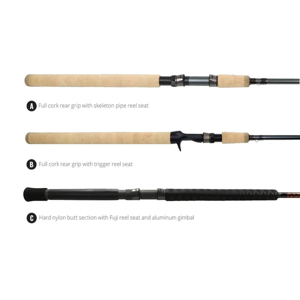 SST "a" Kokanee, Trout, & Halibut Rods _ SSTa-Trout-Kokanee-Halibut-Rod-Butt