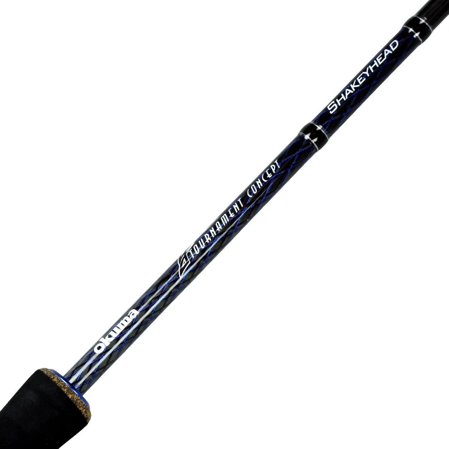 okuma 9 inches rod PSY-C-861XH-T-FG Psycho Stick Musky Casting Rod, Length 8'6, Lin Engineered for Giants Okuma Guide Select Pro Spinning